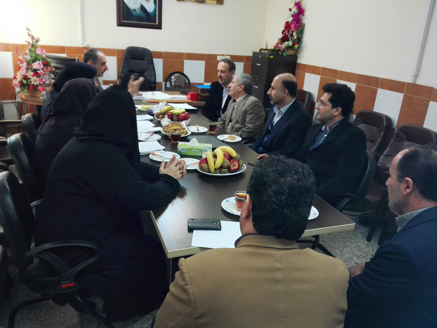 بازدید کارشناسان و مدیر دفتر نظارت و ارزیابی آموزش عالی استانی دانشگاه گیلان از پردیس امام علی (ع)