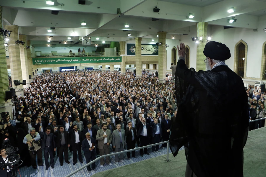 دیدار معلمان با حضرت آیت الله خامنه ای