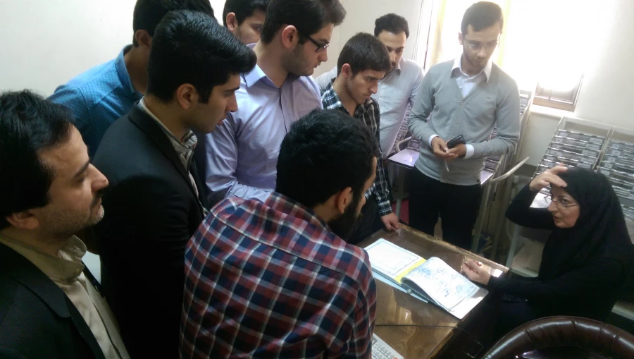 بازدید انجمن علمی راهنمایی و مشاوره پردیس امام علی(ع) از مرکز درمانی توانبخشی رسالت