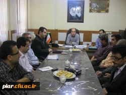 اولین جلسه اداری با حضور دکتر احدزاده