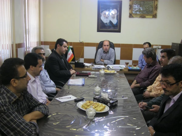 اولین جلسه اداری با حضور دکتر احدزاده