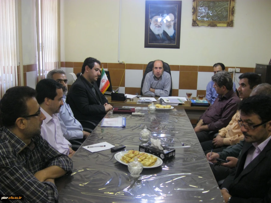 اولین جلسه اداری با حضور دکتر احدزاده