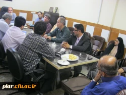 اولین جلسه اداری با حضور دکتر احدزاده