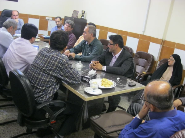 اولین جلسه اداری با حضور دکتر احدزاده