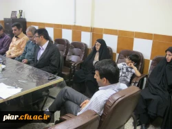 اولین جلسه اداری با حضور دکتر احدزاده