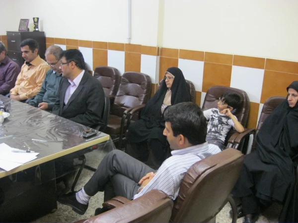 اولین جلسه اداری با حضور دکتر احدزاده