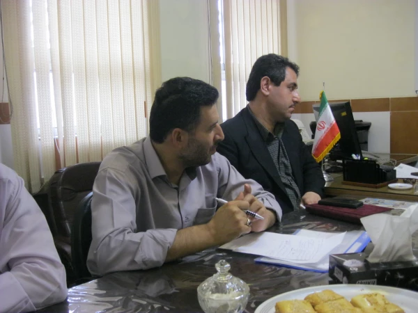 اولین جلسه اداری با حضور دکتر احدزاده