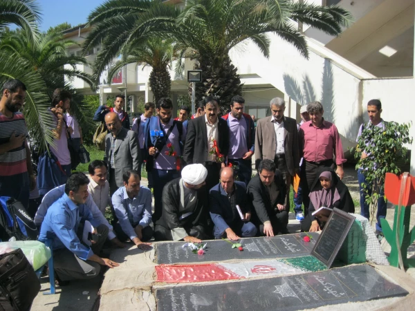 مراسم بدرقه کاروان ورزشی پردیس امام علی (ع) گیلان