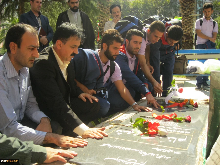 مراسم بدرقه کاروان ورزشی پردیس امام علی (ع) گیلان