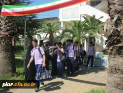 مراسم بدرقه کاروان ورزشی پردیس امام علی (ع) گیلان