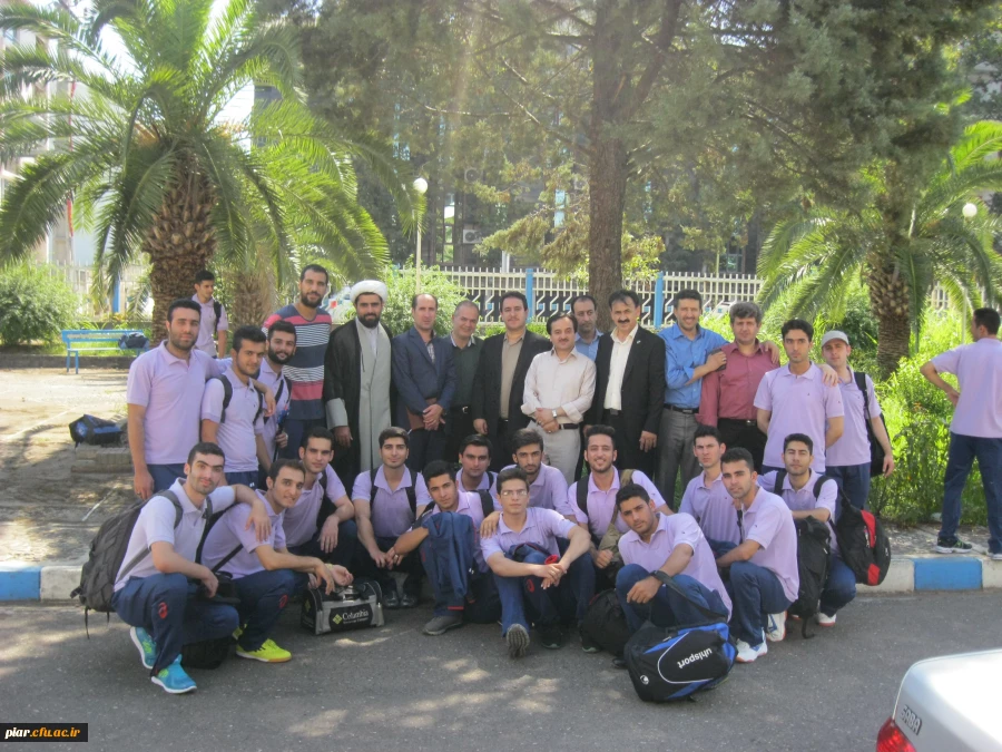 مراسم بدرقه کاروان ورزشی پردیس امام علی (ع) گیلان