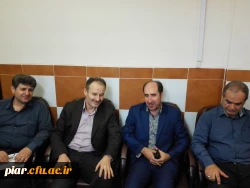 بازدید جناب آقای مصطفی پور رئیس حراست اداره کل آموزش و پرورش از روند مصاحبه علمی