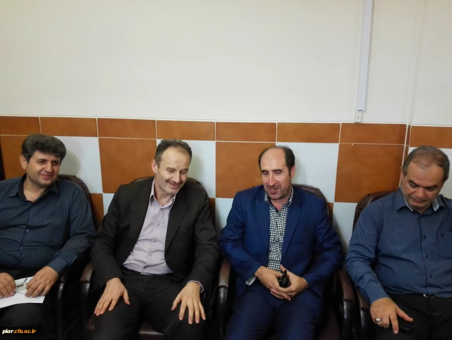 بازدید جناب آقای مصطفی پور رئیس حراست اداره کل آموزش و پرورش از روند مصاحبه علمی