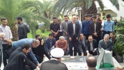 ادای احترام به مقام والای شهدای گمنام