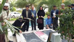 ادای احترام به مقام والای شهدای گمنام