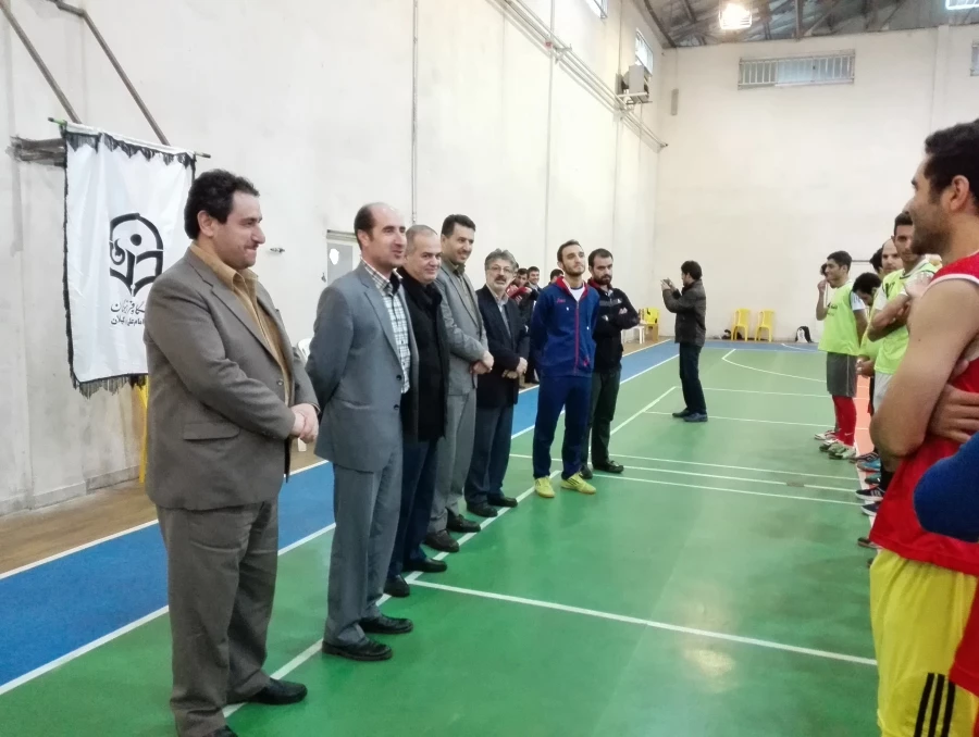 افتتاحیه مسابقه فوتسال