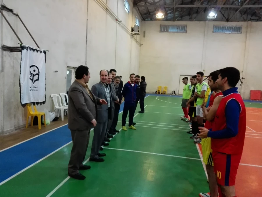 افتتاحیه مسابقه فوتسال