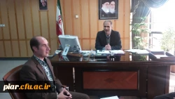 دیدار جناب آقای دکتر احد زاده با جناب آقای اصغریان معاونت توسعه و برنامه ریزی نیروی انسانی استانداری گیلان