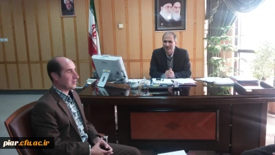 دیدار جناب آقای دکتر احد زاده با جناب آقای اصغریان معاونت توسعه و برنامه ریزی نیروی انسانی استانداری گیلان