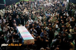 مراسم تشییع شهید مدافع حرم سید اسماعیل سیرت نیا