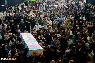 مراسم تشییع شهید مدافع حرم سید اسماعیل سیرت نیا