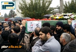 مراسم تشییع شهید مدافع حرم سید اسماعیل سیرت نیا
