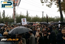 مراسم تشییع شهید مدافع حرم سید اسماعیل سیرت نیا