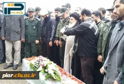 مراسم تشییع شهید مدافع حرم سید اسماعیل سیرت نیا