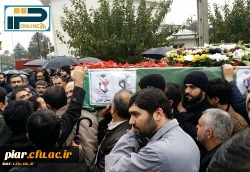 مراسم تشییع شهید مدافع حرم سید اسماعیل سیرت نیا