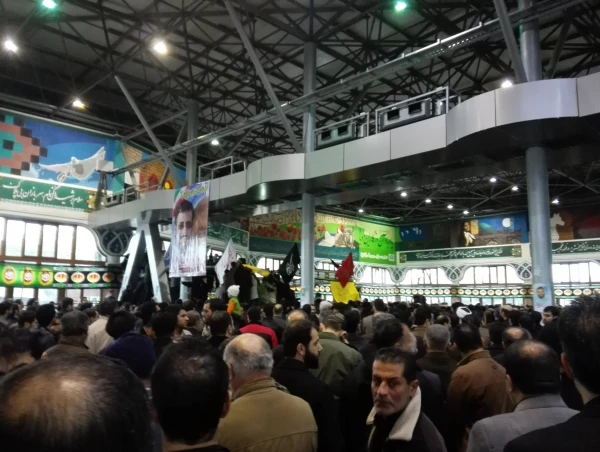 مراسم تشییع شهید مدافع حرم سید اسماعیل سیرت نیا