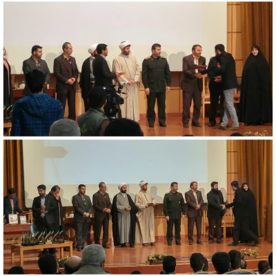 افتخار آفرینی بسیج دانشجویی پردیس امام علی (ع)  در جشنواره جهاد علمی استان گیلان