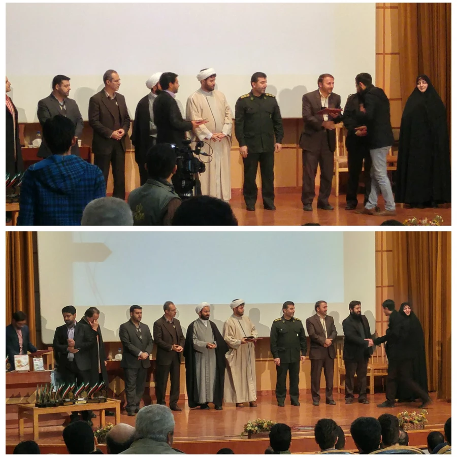 افتخار آفرینی بسیج دانشجویی پردیس امام علی (ع)  در جشنواره جهاد علمی استان گیلان