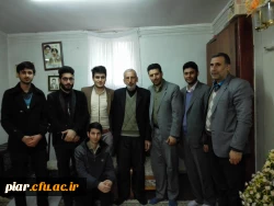 دیدار دانشجو معلمان با خانواده شهید صنعتی