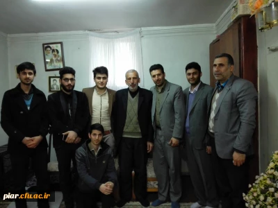دیدار دانشجو معلمان با خانواده شهید صنعتی