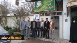 دیدار دانشجو معلمان با خانواده شهید صنعتی