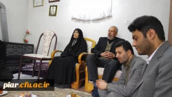 دیدار دانشجو معلمان با خانواده شهید صنعتی