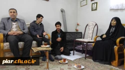 دیدار دانشجو معلمان با خانواده شهید صنعتی