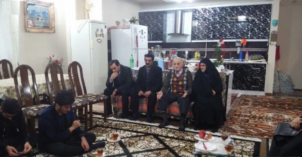 به همت ستاد یادواره شهدا دیدار با خانواده شهید محمود فالیزکار برگزار شد