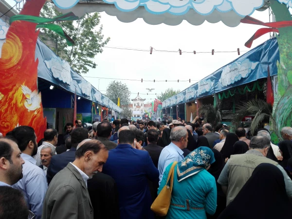 افتتاح نمایشگاه کنکره ملی 8000شهید استان گیلان