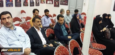 بازدید جمعی از اساتید دانشگاه فرهنگیان گیلان از نمایشگاه 