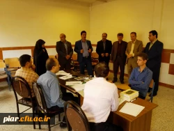 بازدید جناب آقای حاجتی مدیر کل آموزش و پرورش و آقای امجدی معاون پژوهشی و آقای مصطفی پور رئیس حراست استان