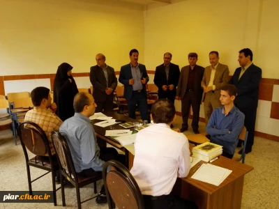 بازدید  آقایان حاجتی مدیر کل آموزش و پرورش ، امجدی معاون پژوهشی و  مصطفی پور رئیس حراست استان گیلان