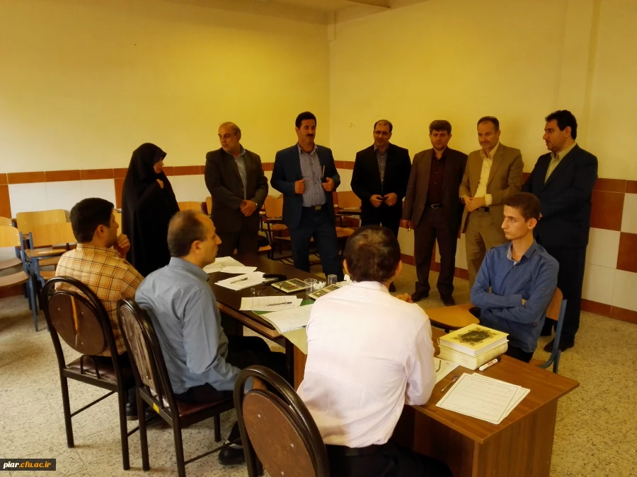 بازدید جناب آقای حاجتی مدیر کل آموزش و پرورش و آقای امجدی معاون پژوهشی و آقای مصطفی پور رئیس حراست استان