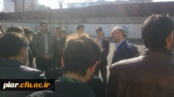 بازدید  آقایان حاجتی مدیر کل آموزش و پرورش ، امجدی معاون پژوهشی و  مصطفی پور رئیس حراست استان گیلان