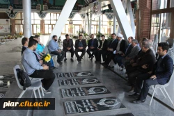 حضور اساتید ،کارکنان و دانشجویان پردیس امام علی (ع) در گلباران مزار شهدا