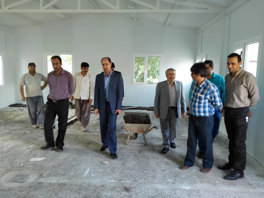 بازدید جناب آقای دکتر احدزاده مدیریت امور پردیس های استان گیلان از پردیس امام علی (ع)