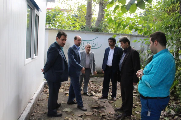 بازدید جناب آقای دکتر احدزاده مدیریت امور پردیس های استان گیلان از پردیس امام علی (ع)