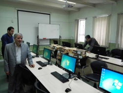 بازدید جناب آقای دکتر احدزاده مدیریت امور پردیس های استان گیلان از پردیس امام علی (ع)