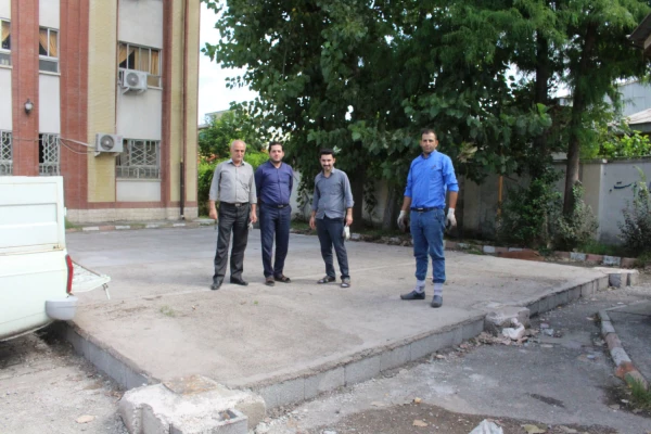 بازدید جناب آقای دکتر احدزاده مدیریت امور پردیس های استان گیلان از پردیس امام علی (ع)