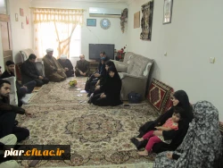 دیدار فعالین فرهنگی دانشگاه فرهنگیان با خانواده شهید مدافع حرم حامد کوچک زاده